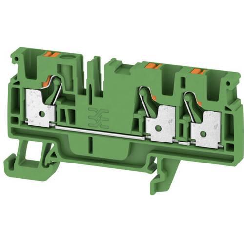 Weidmüller 2051350000 Durchgangsklemme 6.10 mm Zugfeder Grün 50 St.