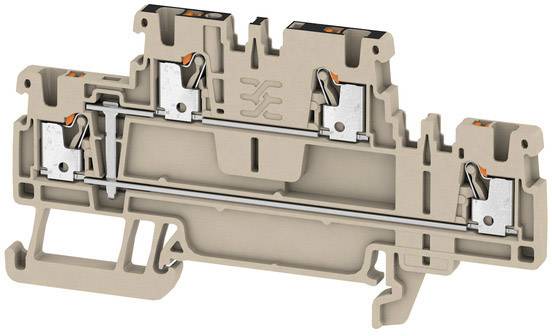 Weidmüller 2469400000 Doppelstock-Durchgangsklemme 3.50 mm Zugfeder Beige 50 St.