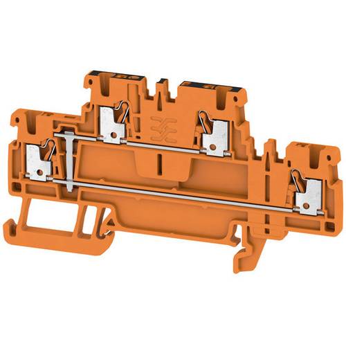 Thumbnail - Weidmüller 2471460000 Doppelstock-Durchgangsklemme 3.50 mm Zugfeder Orange 1 St.