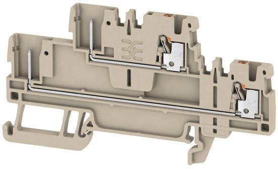 Weidmüller 2485840000 Doppelstock-Durchgangsklemme 3.50 mm Zugfeder Beige 50 St.