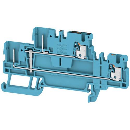 Thumbnail - Weidmüller 2485930000 Doppelstock-Durchgangsklemme 3.50 mm Zugfeder Blau 50 St.