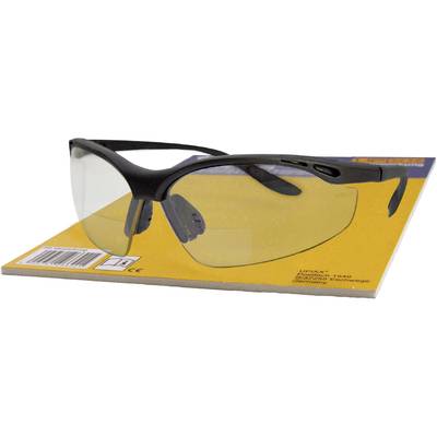 L+D Upixx LETTURA Bifocal 26702SB-2,5 Schutzbrille  Schwarz EN 166 DIN 166 