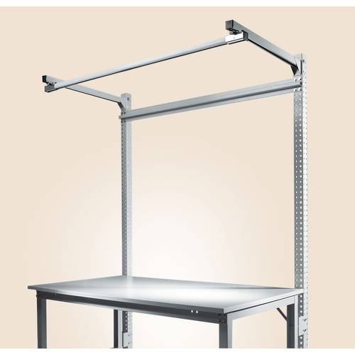 Manuflex ZB3852.7035 Aufbauportal UNIVERSAL-STANDARD 2100mm Anbaueinheit mit Stabilisierungs-Strebe 1246mm f. Tischbreit...