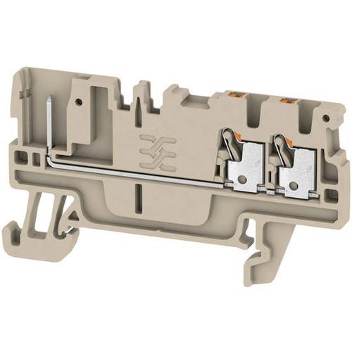 Weidmüller 2482180000 Durchgangsreihenklemme Push-In-Klemme, Steckanschluss Dunkelbeige 1 St.