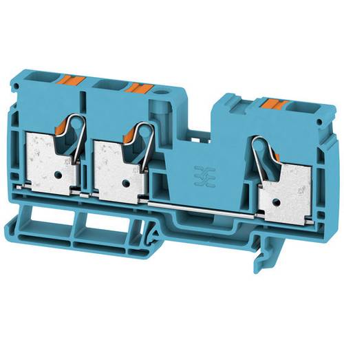 Weidmüller 2490510000 Durchgangsklemme 10 mm Zugfeder Blau 25 St.