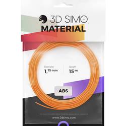 Image of 3D Simo 3Dsimo-ABS-2 Filament-Paket ABS 1.75 mm 120 g Orange, Schwarz, Weiß 1 St.