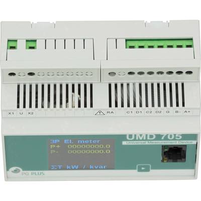 'Elektronisches Messgerät UMD 705 mit Anzeige und Anschlussbuchsen, zur Überwachung von elektrischen Parametern.'