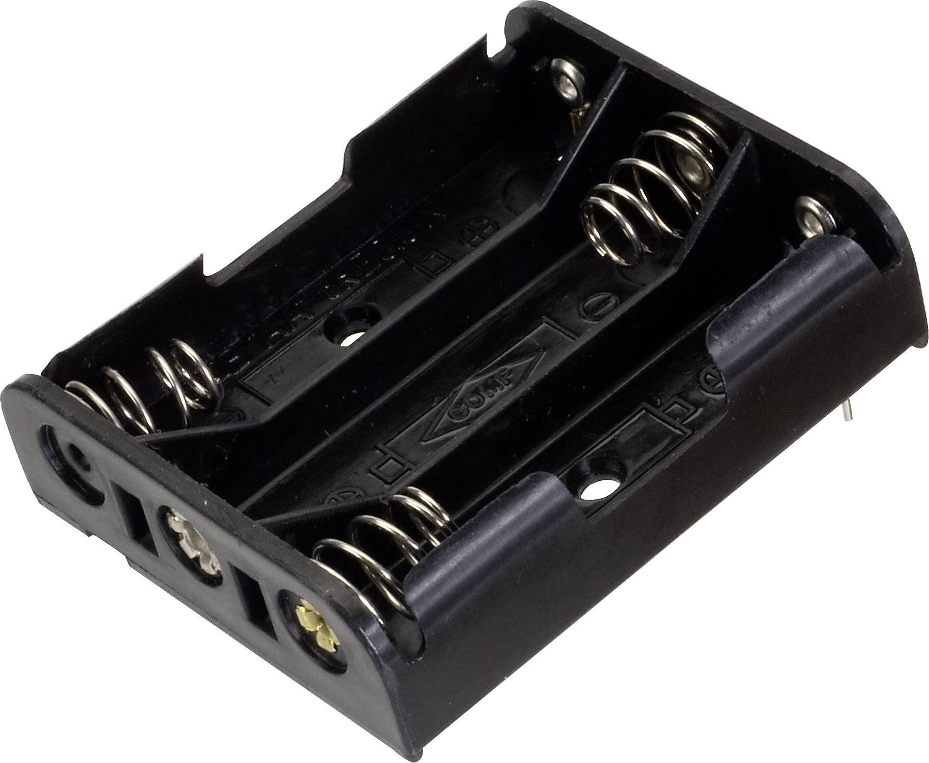 TRU COMPONENTS BH-331P Batteriehalter 3x Mignon (AA) Kontaktpole