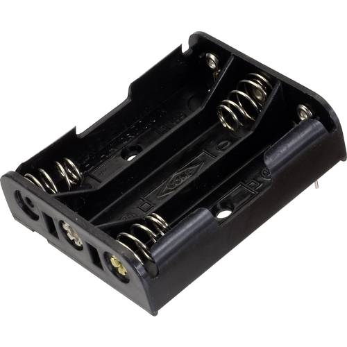 TRU COMPONENTS BH-331P Batteriehalter 3x Mignon (AA) Kontaktpole