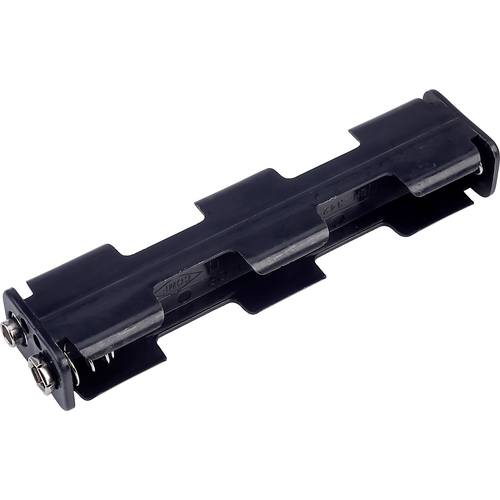Thumbnail - TRU COMPONENTS BH342-1B Batteriehalter 4x Mignon (AA) Druckknopfanschluss