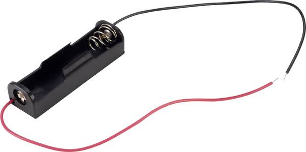 TRU COMPONENTS BH-311-1A Batteriehalter 1x Mignon (AA) Kabel