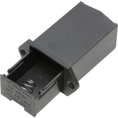 TRU COMPONENTS SBH-9V-COM Batteriehalter 1x 9 V Block Lötanschluss 