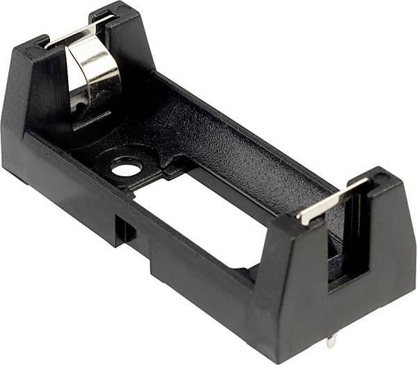 TRU COMPONENTS 18-0153 Batteriehalter 1x CR123A Kontaktpole