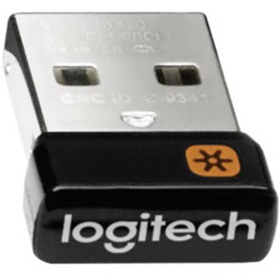 Logitech Pico USB Unifying Receiver Funk, USB Funk-Empfänger  Deutsch, QWERTZ Schwarz