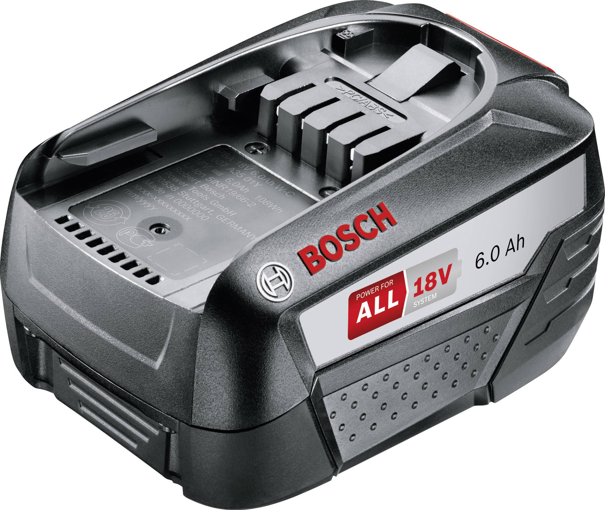 BOSCH Home and Garden PBA 1600A00DD7 Werkzeug-Akku 18 V 6 Ah Li-Ion