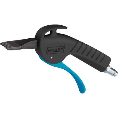 'Druckluft-Ausblaspistole' mit ergonomischem Griff und blauer Abzugshebel; ideal zum Reinigen von schwer zugänglichen Stellen.