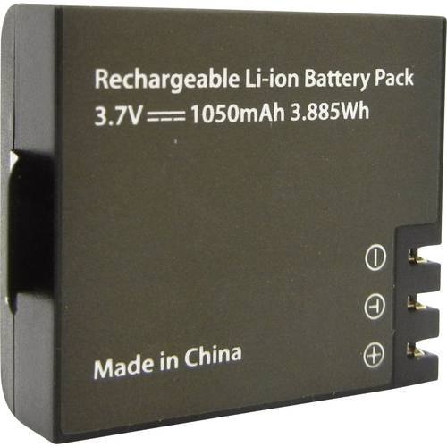 GoXtreme Endurance 1050 Kamera-Akku ersetzt Original-Akku (Kamera) Endurance 1050 3.7 V 1050 mAh
