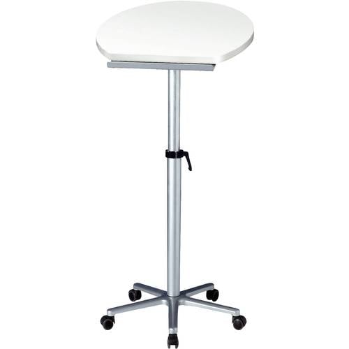Maul Stehpult Silber 9304102 Farbe der Tischplatte: Weiß höhenverstellbar, rollbar max. Höhe: 120 cm