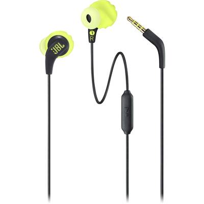 JBL Endurance Run Sport  In Ear Kopfhörer kabelgebunden  Lime  Headset, Schweißresistent