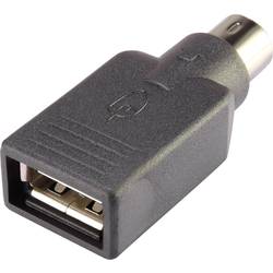 Image of Renkforce USB / PS/2 Maus Adapter [1x PS/2-Stecker - 1x USB 2.0 Buchse A] Schwarz