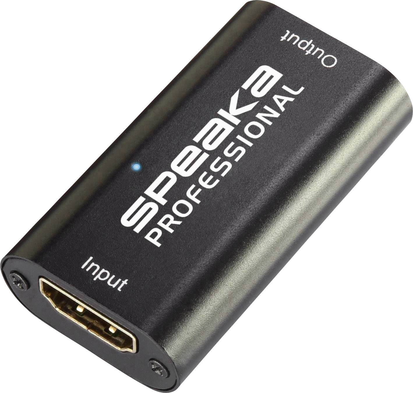 SpeaKa Professional HDMI® Repeater über Signalkabel 20 m