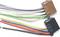 Zwei Kabelbäume mit verschiedenfarbigen Drähten und Steckern. Der obere Stecker ist braun, der untere Stecker ist schwarz.