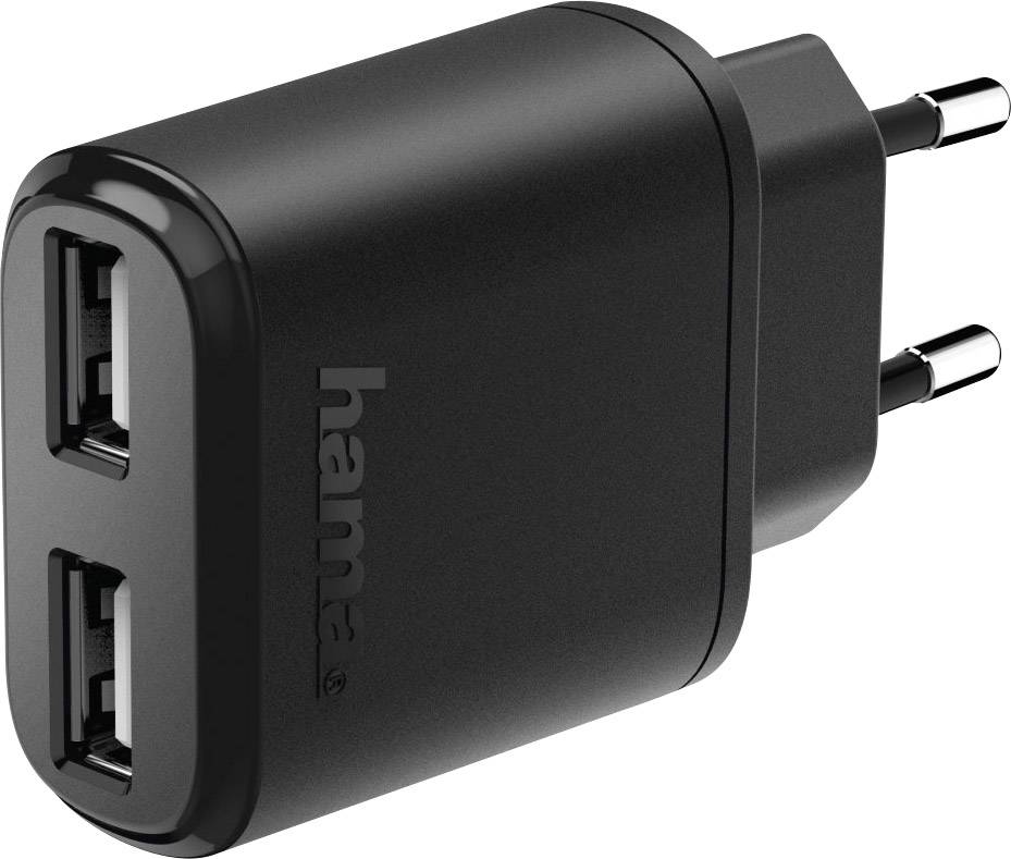 Hama 2 fach 173623 USB Ladegerät Steckdose Ausgangsstrom HAMA Reiseladegerät miniUSB, 2A online kaufen | MediaMarkt