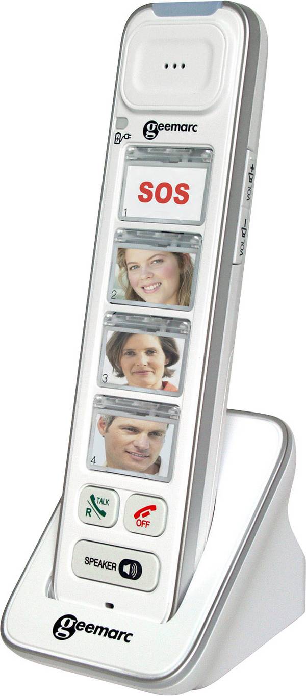 Geemarc PhotoDECT 295 Zusätzliches Mobilteil Foto-Tasten  Weiß
