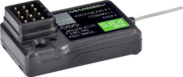 Absima R3FS 3-Kanal Empfänger 2,4 GHz Stecksystem JR / Futaba