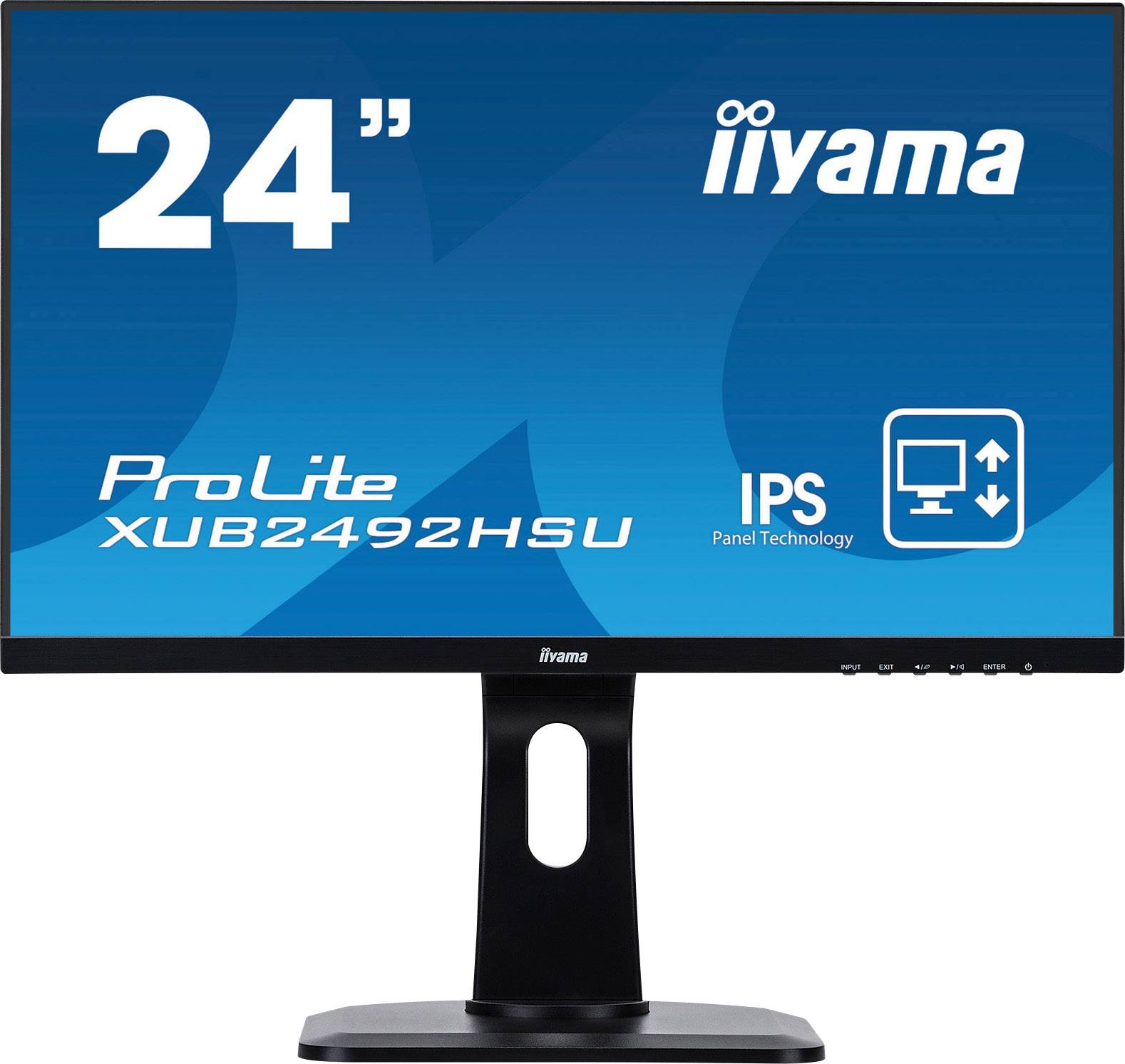 ProLite XUB2492HSU LED-Monitor 60.5 cm (23.8 Zoll) EEK A (A+++ - D) 1920 x 1080 Pixel Full HD 4 ms HDMI®,