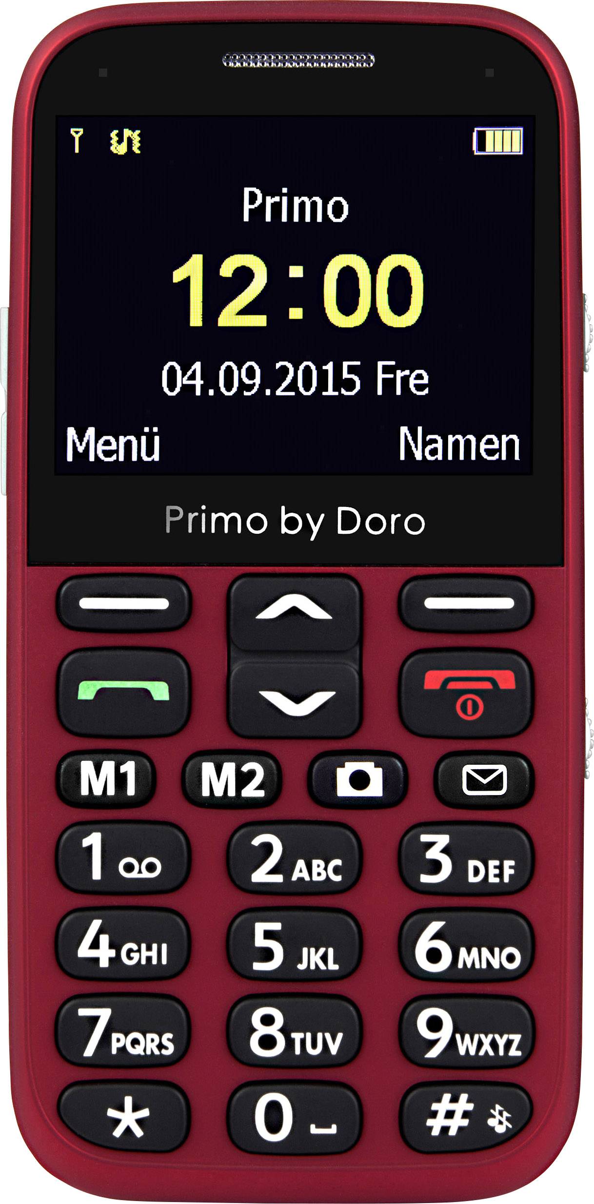 DORO Primo 366 Senioren-Handy Rot