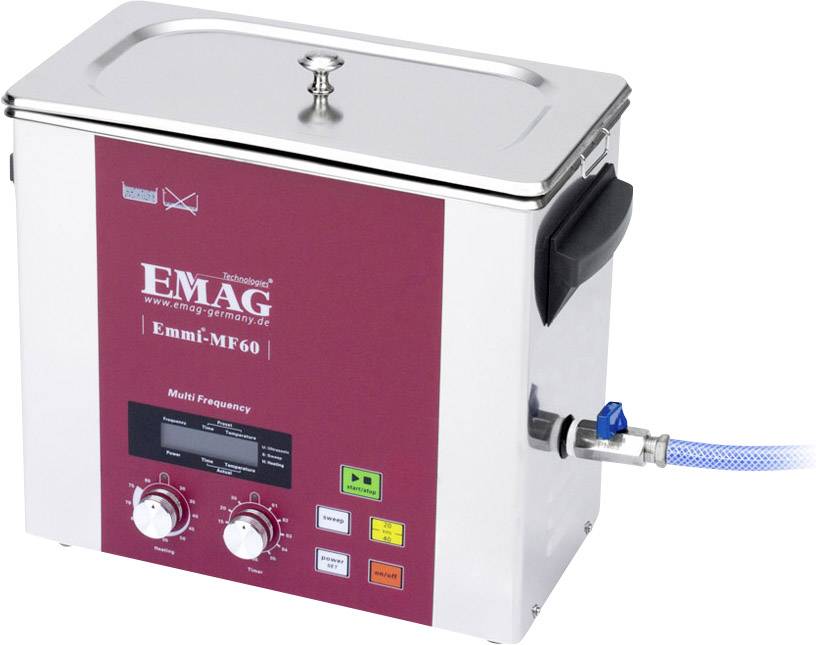 EMAG EMMI-MF60 Ultraschallreiniger Werkstatt, Universal 6 l mit Heizung