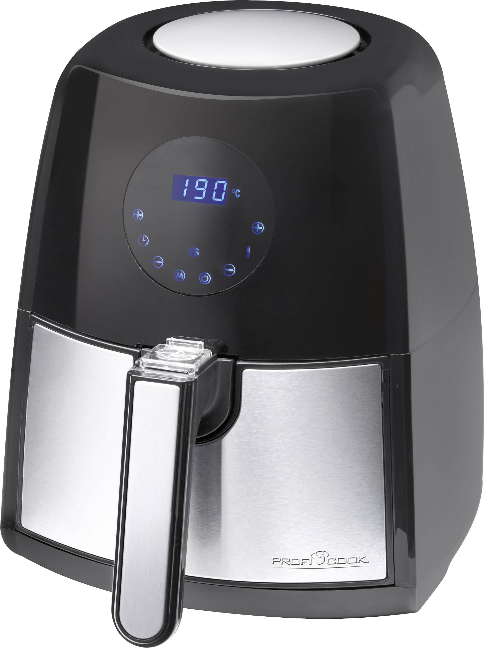 PROFI COOK Fritteuse 1500 W Profi Cook PC-FR 1147 H Edelstahl, Schwarz