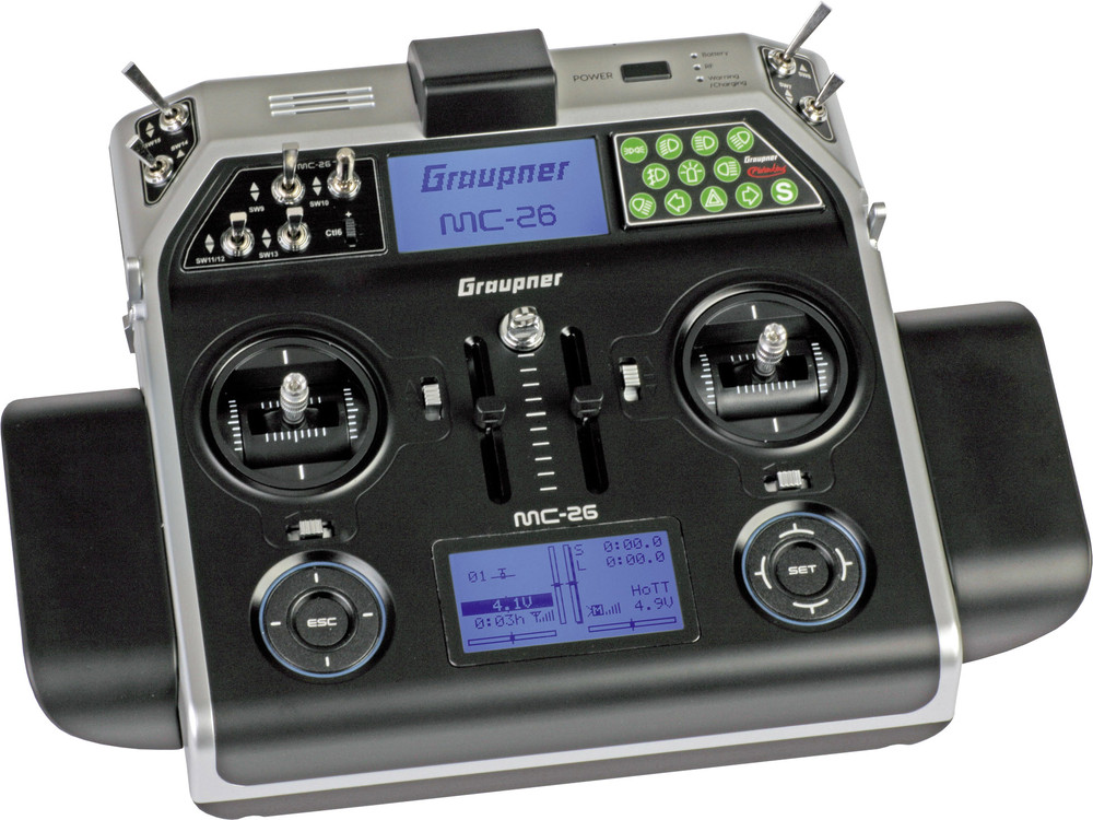 Graupner mc-26 HoTT, Kingbus Pult-Fernsteuerung 2,4 GHz Anzahl Kanäle: 16 kaufen