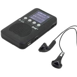 FM kapesní rádio SoundMaster DAB170SW, USB, černá