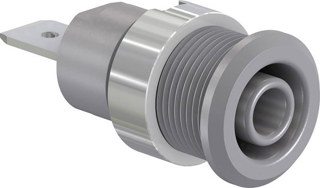 Metallischer Hochspannungskondensator, zylindrische Form, silberne Farbe, verwendet in elektronischen Schaltungen zur Energiepufferung.