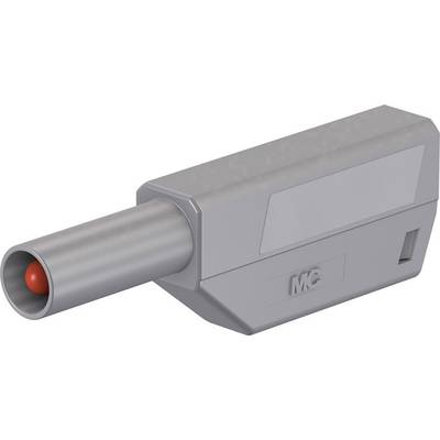 Stäubli SLS425-SE/Q/N Sicherheits-Lamellenstecker Stecker, gerade Stift-Ø: 4 mm Grau 1 St. 
