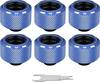 Thermaltake Pacific C-PRO G1/4 PETG Tube 16mm OD Compression – Blue (6-Pack Fittings) Wasserkühlung-Fitting