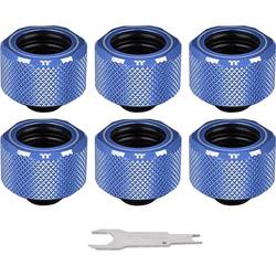 Image of Thermaltake Pacific C-PRO G1/4 PETG Tube 16mm OD Compression – Blue (6-Pack Fittings) Wasserkühlung-Fitting