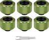 Pacific C-Pro G1/4 PETG 16mm OD 6 Pack - Green