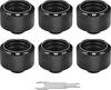 Thermaltake Pacific C-PRO G1/4 PETG Tube 16mm OD Compression – Black (6-Pack Fittings) Wasserkühlung-Fitting