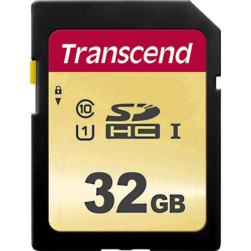 Transcend Premium 500S SDHC-Karte 32 GB Class 10, UHS-I, UHS-Class 1