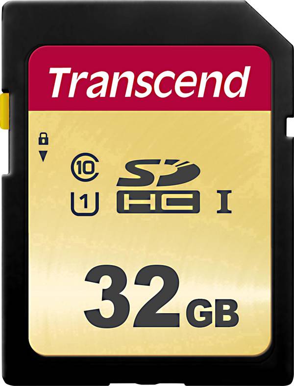 Transcend Premium 500S SDHC-Karte 32 GB Class 10, UHS-I, UHS-Class 1
