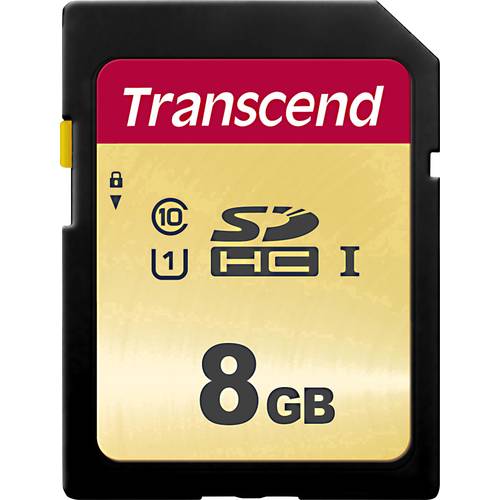 Transcend Premium 500S SDHC-Karte 8 GB Class 10, UHS-I, UHS-Class 1