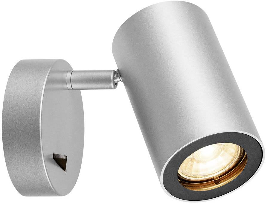GU10 50W chrom SLV DIO FLEX PLATE Wandleuchte max