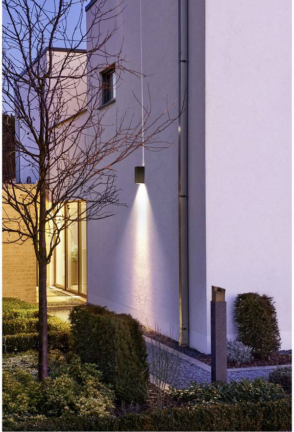 SLV 234515 LED-Außenwandleuchte LED Lichtquelle nicht austauschbar 29 W Anthrazit