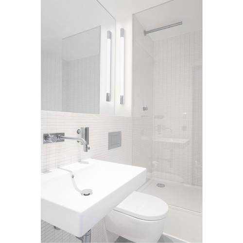 SLV 149772 LED-Wandleuchte 12 W Chrom, Weiß