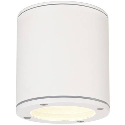 SLV 231541 Sitra Außendeckenleuchte LED, Energiesparlampe GX53 9 W Weiß