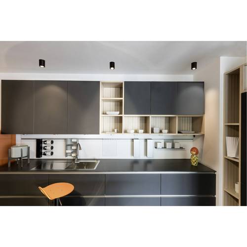 SLV 113930 LED-Deckenleuchte 8.1 W Schwarz (matt)