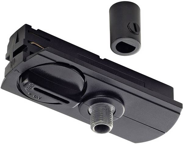 SLV 143120 Hochvolt-Schienensystem-Komponente Pendeladapter Schwarz